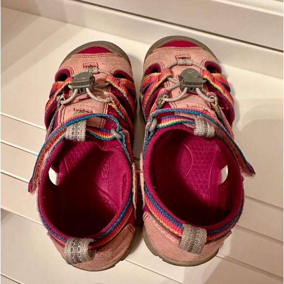 Keen Footwear, Seacamp II CNX Rainbow/Festival Fuchsia, Size 13C - Picture 5 of 5